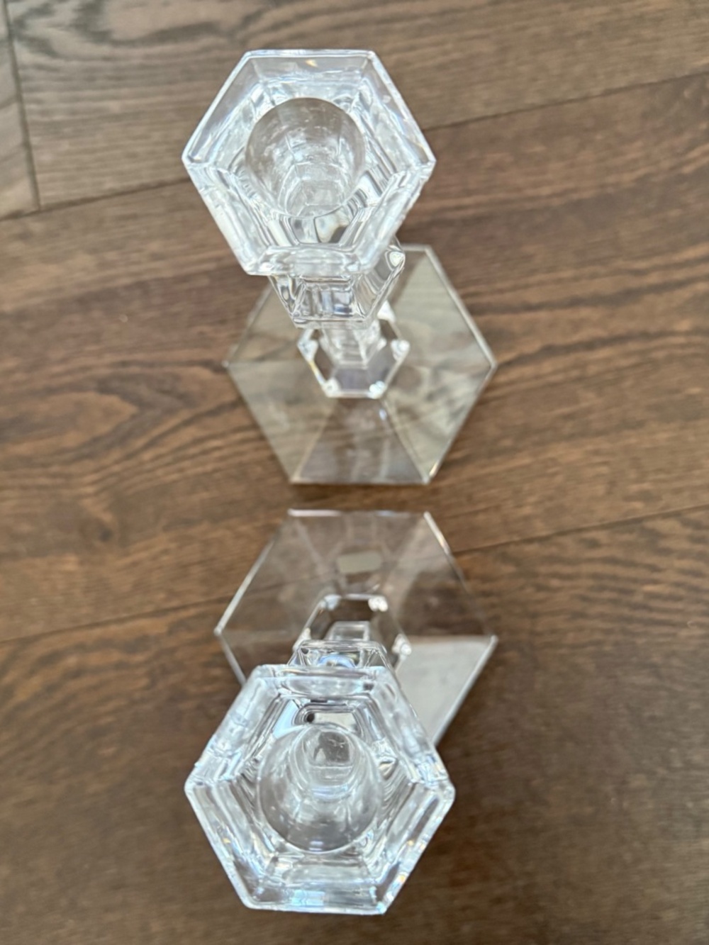 FLASH SALE TODAY Val St. Lambert Crystal Candlesticks – Set of 2 - Picture 3 of 8